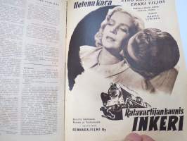 Elokuva-Aitta 1950 nr 20, Kansikuva Kristina Söderbaum - Muuttolintu, Naisia piikkilangan takana, Tähtikuvasto - Lasse Pöysti - Kirsti Hurme - Liisa Tuomi