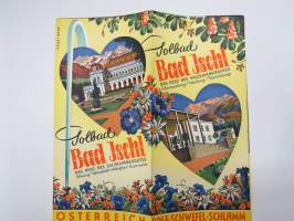 Solbad - Bad Ischl - Österreich - Itävalta -matkailuesite / kartta - travel brochure / tourist map