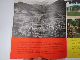 Solbad - Bad Ischl - Österreich - Itävalta -matkailuesite / kartta - travel brochure / tourist map