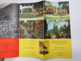 Solbad - Bad Ischl - Österreich - Itävalta -matkailuesite / kartta - travel brochure / tourist map