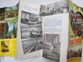 Solbad - Bad Ischl - Österreich - Itävalta -matkailuesite / kartta - travel brochure / tourist map