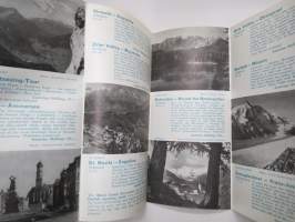 Innsbruck Coach Excursions 1959 - Österreich - Itävalta -matkailuesite / kartta - travel brochure / tourist map