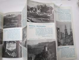Innsbruck Coach Excursions 1959 - Österreich - Itävalta -matkailuesite / kartta - travel brochure / tourist map