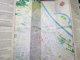 Wien - Österreich - Itävalta -matkailuesite / kartta - travel brochure / tourist map