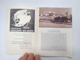 Salzburg - Österreich - Itävalta -matkailuesite / kartta - travel brochure / tourist map