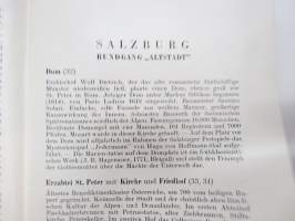 Salzburg - Österreich - Itävalta -matkailuesite / kartta - travel brochure / tourist map