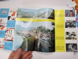 Salzburg - Österreich - Itävalta -matkailuesite / kartta - travel brochure / tourist map