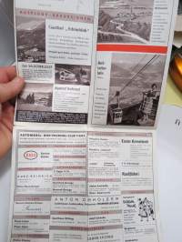 Innsbruck - Österreich - Itävalta -matkailuesite / kartta - travel brochure / tourist map