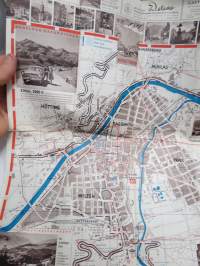 Innsbruck - Österreich - Itävalta -matkailuesite / kartta - travel brochure / tourist map