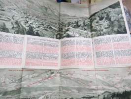 Innsbruck - Österreich - Itävalta -matkailuesite / kartta - travel brochure / tourist map