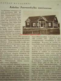 Kansan Kuvalehti 1927 nr 34 (Kansi: Helsinki kuutamossa 1927) Keskiaukeama: Suurkalastusta Laatokan merellä