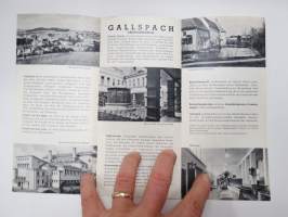 Galspach Institut Zeiles - Österreich - Itävalta -matkailuesite / kartta - travel brochure / tourist map