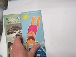 Vorarlberg - Österreich - Itävalta -matkailuesite / kartta - travel brochure / tourist map