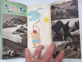 Vorarlberg - Österreich - Itävalta -matkailuesite / kartta - travel brochure / tourist map