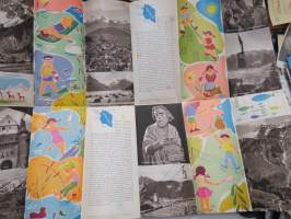 Vorarlberg - Österreich - Itävalta -matkailuesite / kartta - travel brochure / tourist map