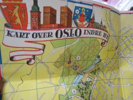 Oslo - Norway - Norge -matkailuesite / kartta - travel brochure / tourist map