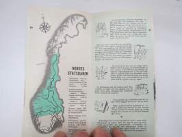 Dovre- og Raumabanen, Rorosbanen, Nordlandsbanen - Norway - Norge -matkailuesite / kartta - travel brochure / tourist map