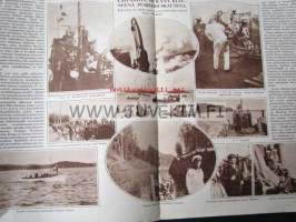 Kansan Kuvalehti 1927 nr 42 (Keskiaukeamalla kuvia laivastosta)
