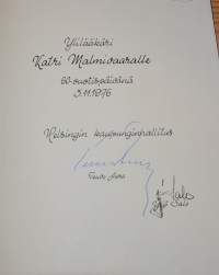 Helsingin kaupungin historia 1-5 9 kirjaa