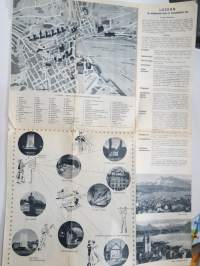 Luzern (Schweitz-Switzerland-Suisse) -matkailuesite / kartta - travel brochure / tourist map