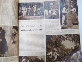 Elokuva-Aitta 1951 nr 16, Kansikuva Maria Casares, Rudolph Valentino, Ilse Werner, Mirjami Kuosmanen, Tähtikuvasto Clark Gable, James Gagney, Walter Huston, ym.