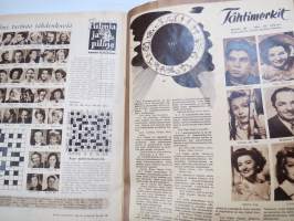 Elokuva-Aitta 1951 nr 14,  Kansikuva Fernando Lamaz, Serge Reggiani, Montgomery Clift, Tähtikuvasto-kuvat Helen Hayes - Joan Crawford, Robert Donat, ym.