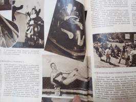 Elokuva-Aitta 1951 nr 15, Kansikuva Rauni Ikäheimo &amp; Tauno Palo, Thrillereitä, Korppikotkat eivät lennä, Clark Gable, Tähtikuvasto Marie Dressler - Katharine Hepburn