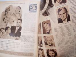 Elokuva-Aitta 1951 nr 15, Kansikuva Rauni Ikäheimo &amp; Tauno Palo, Thrillereitä, Korppikotkat eivät lennä, Clark Gable, Tähtikuvasto Marie Dressler - Katharine Hepburn