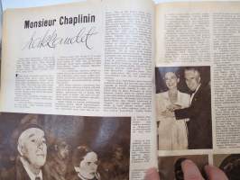 Elokuva-Aitta 1951 nr 21, Kansikuva Joan Evans &amp; Farley Granger, Teuvo Puro, Chaplin - rakkaudet, Tähtikuvasto Jane Darwell - Ginger Rogers - Donald Crisp, ym.