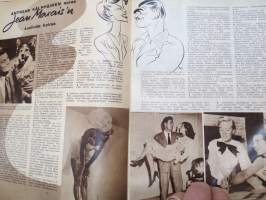 Elokuva-Aitta 1951 nr 21, Kansikuva Joan Evans &amp; Farley Granger, Teuvo Puro, Chaplin - rakkaudet, Tähtikuvasto Jane Darwell - Ginger Rogers - Donald Crisp, ym.