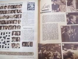 Elokuva-Aitta 1951 nr 2, Kansikuva Jane Wyman, Kaunis Veera, Täysi tivoli SF-halleilla, Tähtikuvasto-kuvat Greer Garson, Barry Fitzgerald, Broderick Crawford, ym.