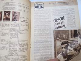 Elokuva-Aitta 1951 nr 4, Kansikuva Kyllikki Forssell,  Punainen sulka, Tapio Rautavaara, Willi Forst &amp; Hildegard Knef, Tähtikuvasto Gale Sondergaard - Ronald Colman