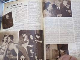 Elokuva-Aitta 1951 nr 4, Kansikuva Kyllikki Forssell,  Punainen sulka, Tapio Rautavaara, Willi Forst &amp; Hildegard Knef, Tähtikuvasto Gale Sondergaard - Ronald Colman