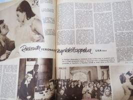 Elokuva-Aitta 1951 nr 4, Kansikuva Kyllikki Forssell,  Punainen sulka, Tapio Rautavaara, Willi Forst &amp; Hildegard Knef, Tähtikuvasto Gale Sondergaard - Ronald Colman
