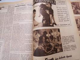 Elokuva-Aitta 1951 nr 4, Kansikuva Kyllikki Forssell,  Punainen sulka, Tapio Rautavaara, Willi Forst &amp; Hildegard Knef, Tähtikuvasto Gale Sondergaard - Ronald Colman