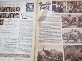 Elokuva-Aitta 1951 nr 4, Kansikuva Kyllikki Forssell,  Punainen sulka, Tapio Rautavaara, Willi Forst &amp; Hildegard Knef, Tähtikuvasto Gale Sondergaard - Ronald Colman