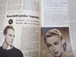 Elokuva-Aitta 1951 nr 11, Kansikuva Dirk Bogarde, Rio Grande, Jean Gabin, Bonzo-apina, Tähtikuvasto Paul Lukas - Jane Wyman - Fay Bainter, ym.