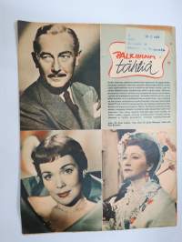Elokuva-Aitta 1951 nr 11, Kansikuva Dirk Bogarde, Rio Grande, Jean Gabin, Bonzo-apina, Tähtikuvasto Paul Lukas - Jane Wyman - Fay Bainter, ym.