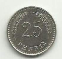 25  penniä  1938