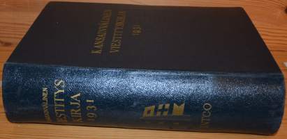 Kansainvälinen viestityskirja 1931