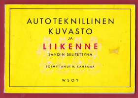 Autoteknillinen kuvasto ja liikenne sanoin selitettynä, 1962.9.p.