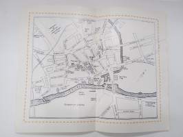 Stratford-upon-Avon -matkailuesite / kartta - travel brochure / tourist map