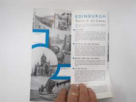 Edinburgh -matkailuesite / kartta - travel brochure / tourist map