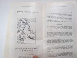 Edinburgh - Extended Tours from Edinburgh -matkailuesite / kartta - travel brochure / tourist map
