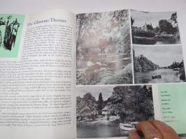 The Glorious Thames -matkailuesite / kartta - travel brochure / tourist map