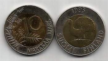 10 markkaa  1993