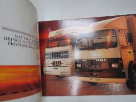 DAF Trucks 1100 / 1300 series - Dedicated to distribution -myyntiesite, englanninkielinen / truck sales brochure, in english