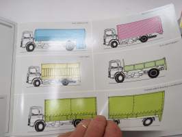 DAF Trucks 1100 / 1300 series - Dedicated to distribution -myyntiesite, englanninkielinen / truck sales brochure, in english