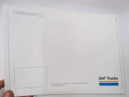 DAF Trucks Concept 95 - Autoilun uusi sukupolvi -myyntiesite / truck sales brochure, in finnish