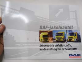 DAF Jakeluautot -myyntiesite / truck sales brochure, in finnish